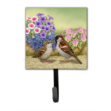 Micasa House Sparrows Feeding Time Leash or Key Holder MI256442